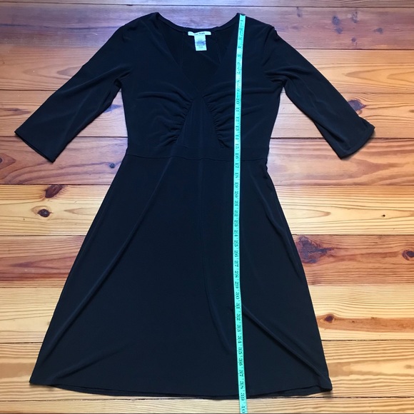 Free People Midi Black Dress, EUC, M - Picture 7 of 13